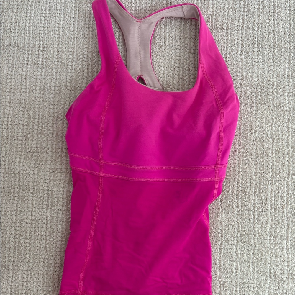 Pink Lulu Tank Top